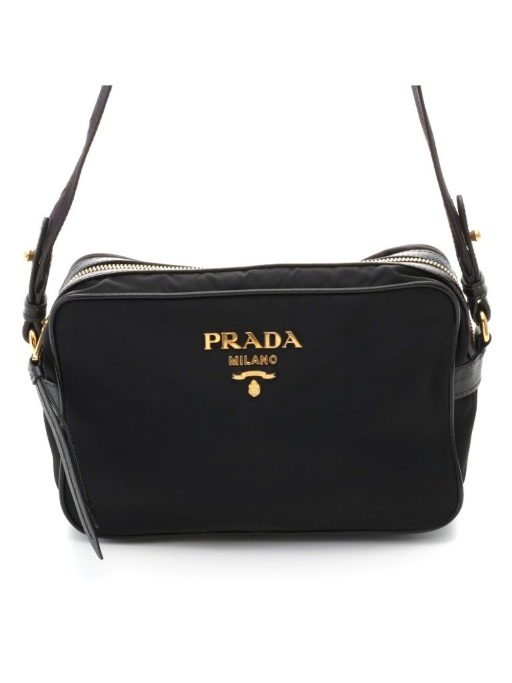 Prada Shoulder Bag Nylon Black